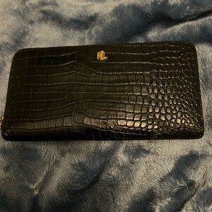 Ralph Lauren Black Leather Wallet